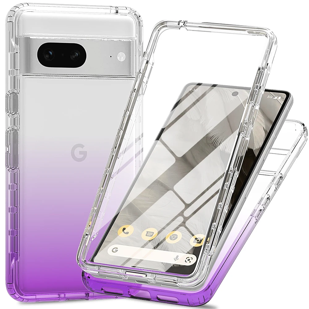 360° Full Body Clear Case for Google Pixel 7 Pro Luxury Screen Protector Soft Silicone Phone Cover for Pixel 6A Pixel7 Pixel7pro
360° Full Body Clear Case for Google Pixel 7 Pro Luxury Screen Protector Soft Silicone Phone Cover for Pixel 6A Pixel7 Pixel7pro