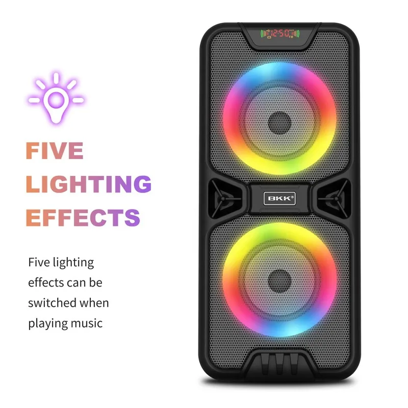 Outdoor Mini Bluetooth Speaker Dual 4-inch PortableLED Lamp Multifunctional Subwoofer AUX TF FM USB Karaoke Subwoofer Home Audio
Outdoor Mini Bluetooth Speaker Dual 4-inch PortableLED Lamp Multifunctional Subwoofer AUX TF FM USB Karaoke Subwoofer Home Audio