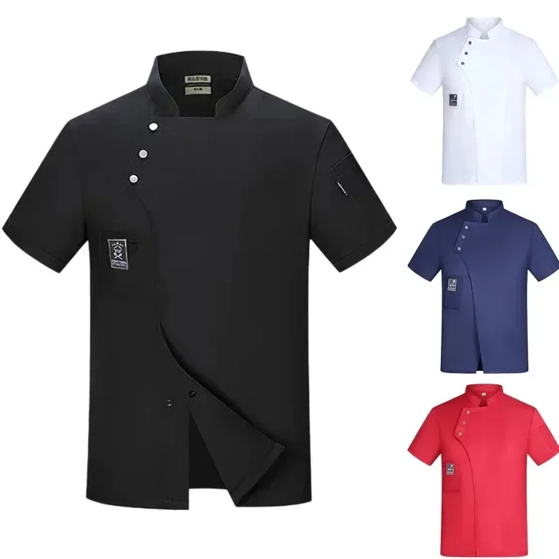 Unisex Chef Restaurant Jacket Short Sleeve Chef Coat Men Women Kitchen Wear Waiter Bakery Uniform
Unisex Chef Restaurant Jacket Short Sleeve Chef Coat Men Women Kitchen Wear Waiter Bakery Uniform