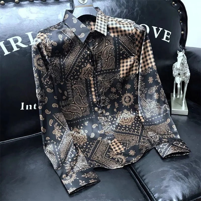Summer New Turn Down Collar Streetwear Harajuku Y2K Shirt Male Long Sleeve Casual Fashion Vintage Cardigan Blouse Hombre Top Men
Summer New Turn Down Collar Streetwear Harajuku Y2K Shirt Male Long Sleeve Casual Fashion Vintage Cardigan Blouse Hombre Top Men