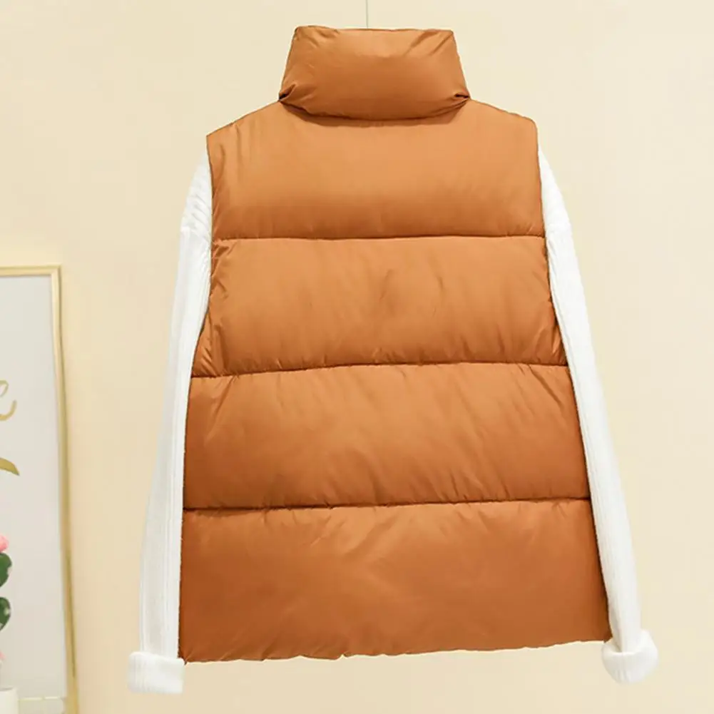Lady Winter Coat Cozy Women's Winter Waistcoat Padded Warm Sleeveless Coat with Windproof Design Turn-down Collar Handy for Cold
Lady Winter Coat Cozy Women's Winter Waistcoat Padded Warm Sleeveless Coat with Windproof Design Turn-down Collar Handy for Cold