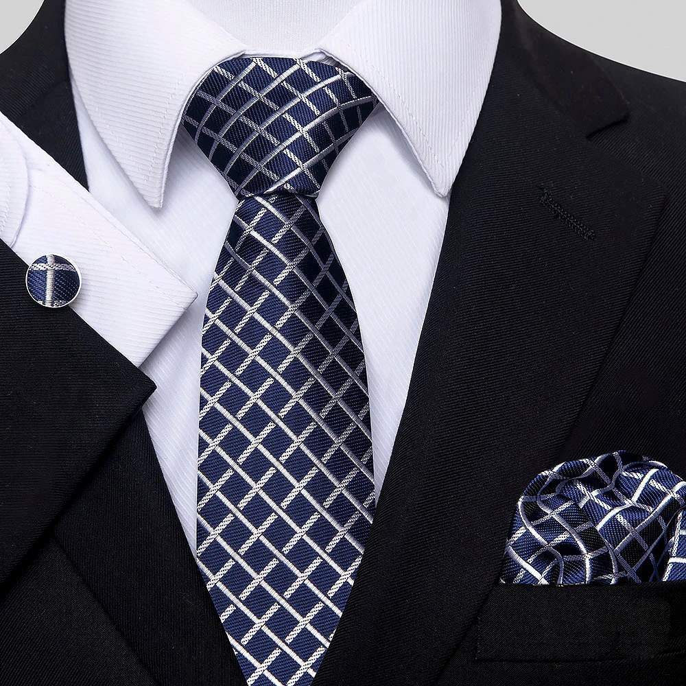 Classic Plaid Neck Ties for Men Casual Suits Tie Gravatas Stripe Blue Mens Neckties For Business Wedding 8cm Width Men Ties
Classic Plaid Neck Ties for Men Casual Suits Tie Gravatas Stripe Blue Mens Neckties For Business Wedding 8cm Width Men Ties