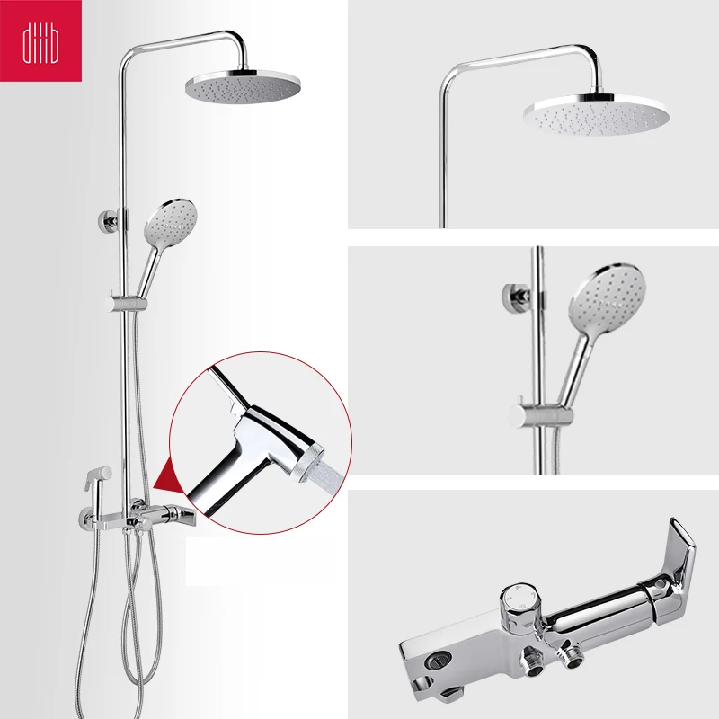 Diiib 9/9. 5-дюймовая верхняя Душевая система для ванной комнаты, подъемная душевая головка, смеситель для ванной комнаты, душевой набор с распылителем, 4 функции
Diiib 9/9. 5-дюймовая верхняя Душевая система для ванной комнаты, подъемная душевая головка, смеситель для ванной комнаты, душевой набор с распылителем, 4 функции