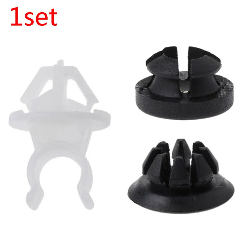 

3Pcs/Set Hood Support Prop Rod Holder Clips For Honda-Accord Prelude 91503SS0003 Car Hood Support Strut Rod Clamp Black And Whit