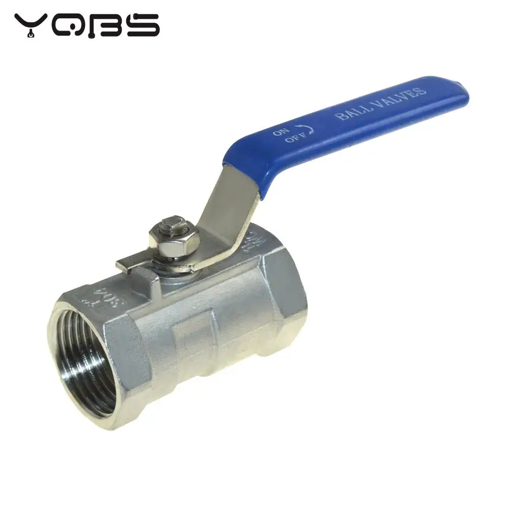 

YQBS 1/4" - 1" BSP Female Reducer Ports 304 Stainless Steel one-piece Ball Valve