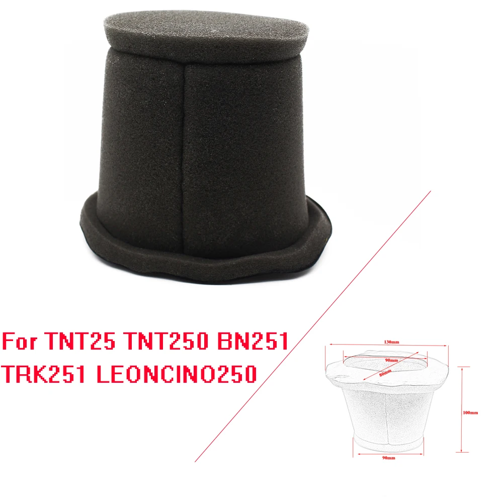 Motorcycle Air Intake Filter Sponge Air Filter Foam Element For Benelli TNT25 TNT250 BN251 TRK251 LEONCINO250 Leoncino 250
Motorcycle Air Intake Filter Sponge Air Filter Foam Element For Benelli TNT25 TNT250 BN251 TRK251 LEONCINO250 Leoncino 250