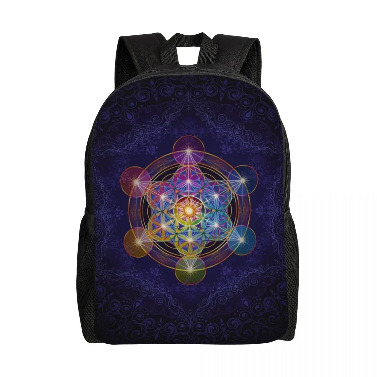 Дорожный рюкзак Metatron's Cube Merkabah для мужчин и женщин, школьный ранец для ноутбука, студенческий портфель с цветочным узором для колледжа
Дорожный рюкзак Metatron's Cube Merkabah для мужчин и женщин, школьный ранец для ноутбука, студенческий портфель с цветочным узором для колледжа