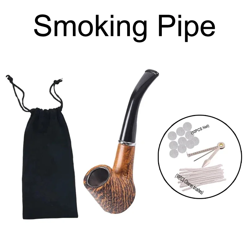 Wood dry cut tobacco pipe Handmade Wooden Smoke pipes Reduce Tar cigarette pot portable filter Smoking Men special accessories
Wood dry cut tobacco pipe Handmade Wooden Smoke pipes Reduce Tar cigarette pot portable filter Smoking Men special accessories