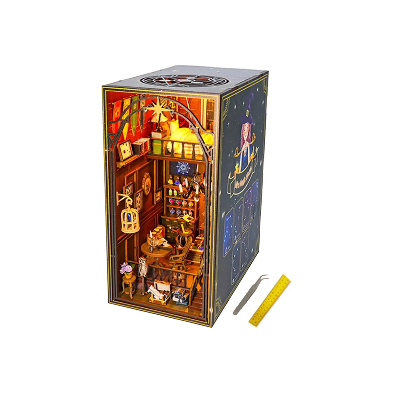 Bookshelf Insert Decor Alley Dollhouse Bookend for Office Vintage Shelf Book
Bookshelf Insert Decor Alley Dollhouse Bookend for Office Vintage Shelf Book