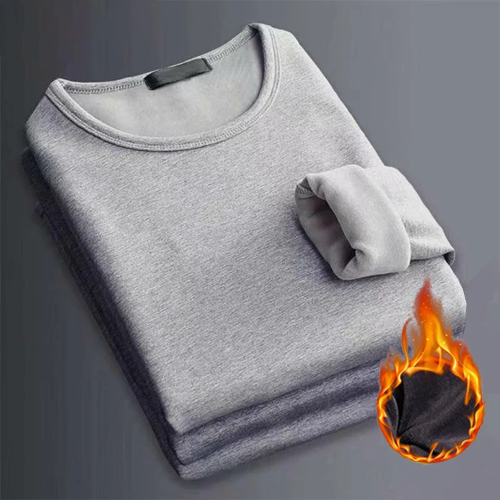 Men Thermal Underwear Top Keep Warm FleeceThickened T-Shirt Long Sleeve Slim Bottom Warm Clothes Men's Winter Thermo Undershirt
Men Thermal Underwear Top Keep Warm FleeceThickened T-Shirt Long Sleeve Slim Bottom Warm Clothes Men's Winter Thermo Undershirt