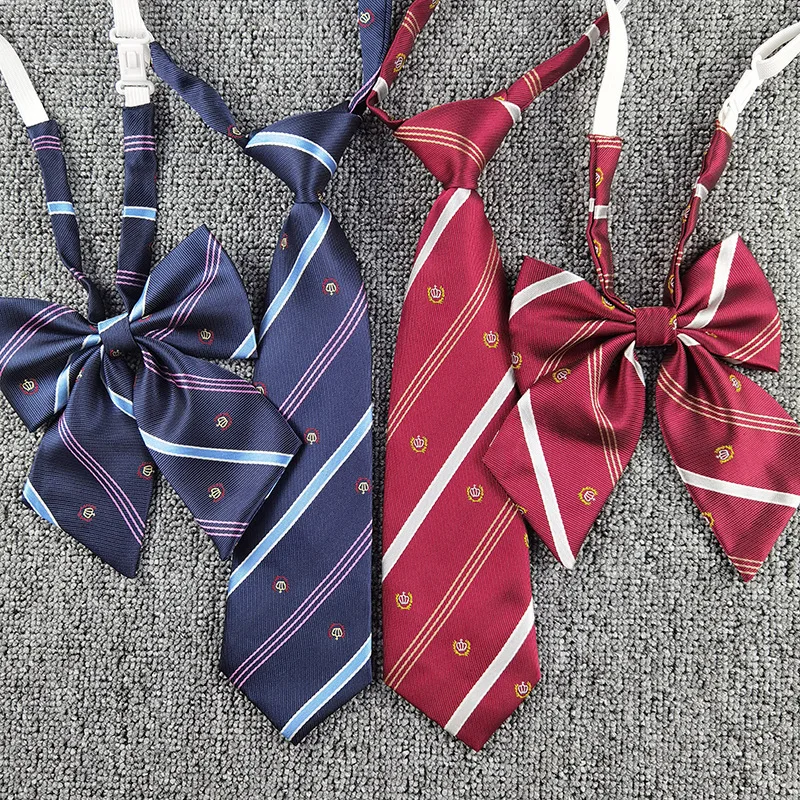 Crown, Collar, Tie, JK, Tie, Stripe, Bow, Jacquard, Bank, Professional Girls, Student, Campus, Class Clothing Accessories
Crown, Collar, Tie, JK, Tie, Stripe, Bow, Jacquard, Bank, Professional Girls, Student, Campus, Class Clothing Accessories