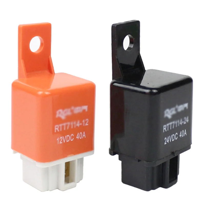 Car Air Conditioner Relay Four-Plug Air Conditioner Relay 12v 40A RE Black 24v 40A RTT7114
Car Air Conditioner Relay Four-Plug Air Conditioner Relay 12v 40A RE Black 24v 40A RTT7114