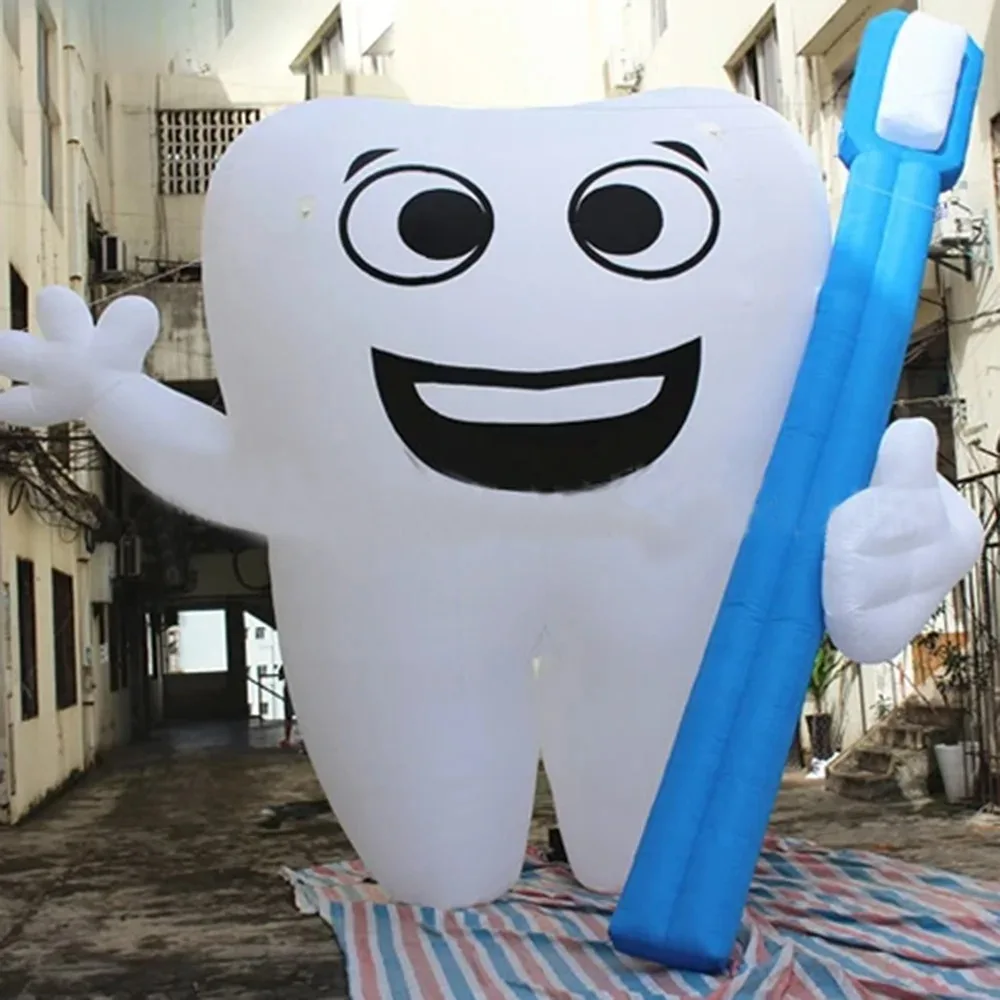 Inflatable Cartoon Tooth Model Balloon Giant White Dental Man With A Toothbrush For Dental Hospital Advertising
Inflatable Cartoon Tooth Model Balloon Giant White Dental Man With A Toothbrush For Dental Hospital Advertising
