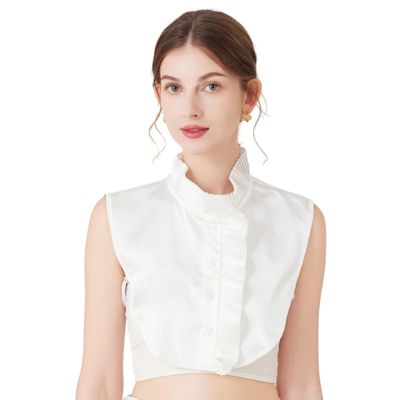 Elegant Pleated Lace Detachable Collar Ladies Sweater Shirt Sewing Supplies Lace Stand Collar Wedding Dress Supplies
Elegant Pleated Lace Detachable Collar Ladies Sweater Shirt Sewing Supplies Lace Stand Collar Wedding Dress Supplies