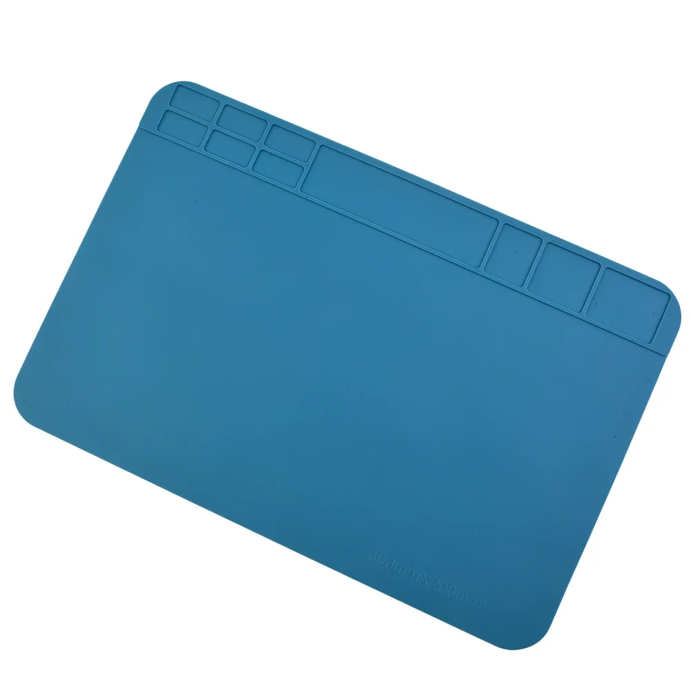 AntiStatic Heat Insulation Silicone Soldering Repair Mat For Phone PC Work Dustproof Suitable For Laptop Repair Blue Color
AntiStatic Heat Insulation Silicone Soldering Repair Mat For Phone PC Work Dustproof Suitable For Laptop Repair Blue Color