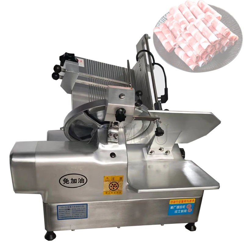 Electric Industrial Beef Meat Slicer/Meat Roll Cutting Machine/Frozen Meat Slicer
Electric Industrial Beef Meat Slicer/Meat Roll Cutting Machine/Frozen Meat Slicer