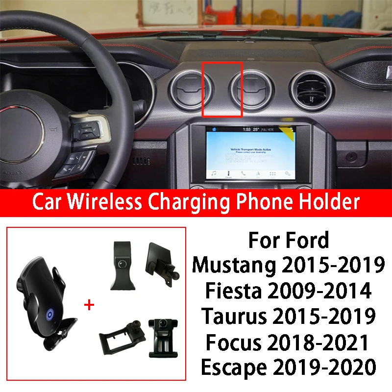 For Ford Mustang Fiesta Taurus Focus Escape Car Wireless Charging Phone Holder Magnetic Stand Car Styling Accessories 
For Ford Mustang Fiesta Taurus Focus Escape Car Wireless Charging Phone Holder Magnetic Stand Car Styling Accessories