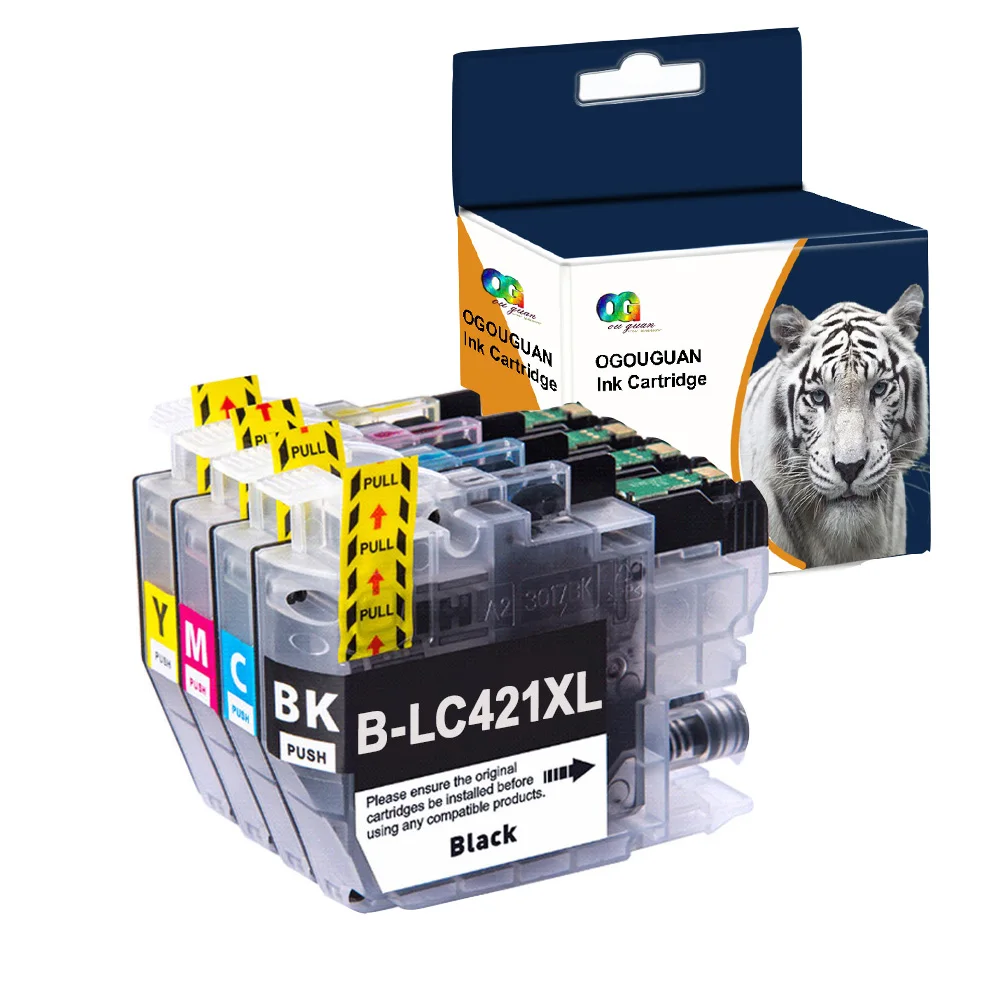 

Europe High Capacity LC421XL LC421 421XL Compatible Ink Cartridge For Brother DCP-J1050DW MFC-J1010DW DCP-J1140DW Printer