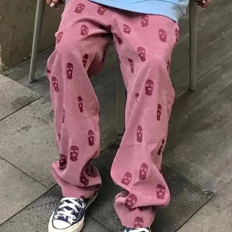 Pants Women Autumn Ladies Full Length Trousers Loose High Waist Casual Skulls Drawstring Fashion Popular Preppy Korean Style Y2k
Pants Women Autumn Ladies Full Length Trousers Loose High Waist Casual Skulls Drawstring Fashion Popular Preppy Korean Style Y2k