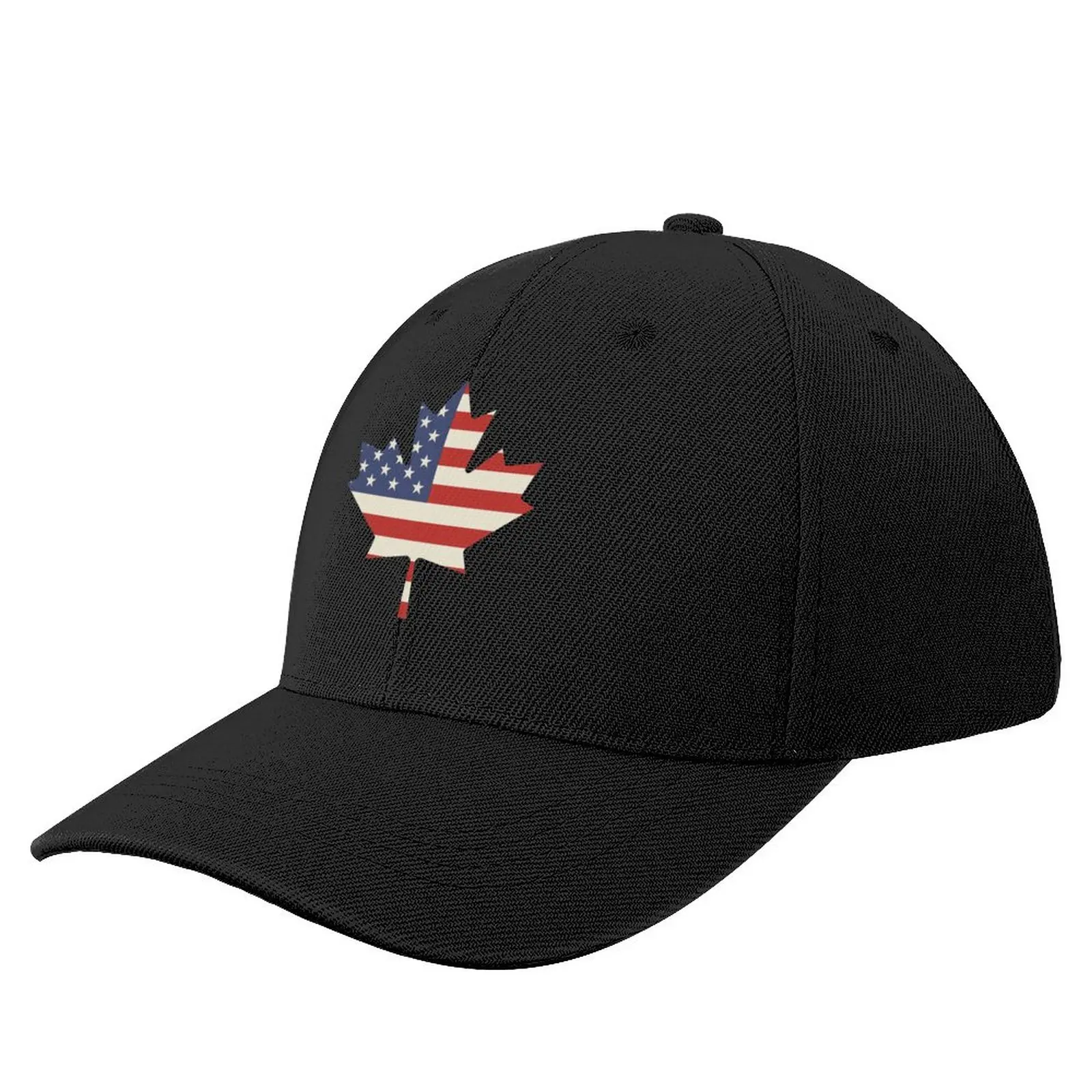

Flag of US in Maple Leaf, Canadian Americans Patriotic Gift Baseball Cap Dropshipping Hood summer hats Hat For Girls Men's