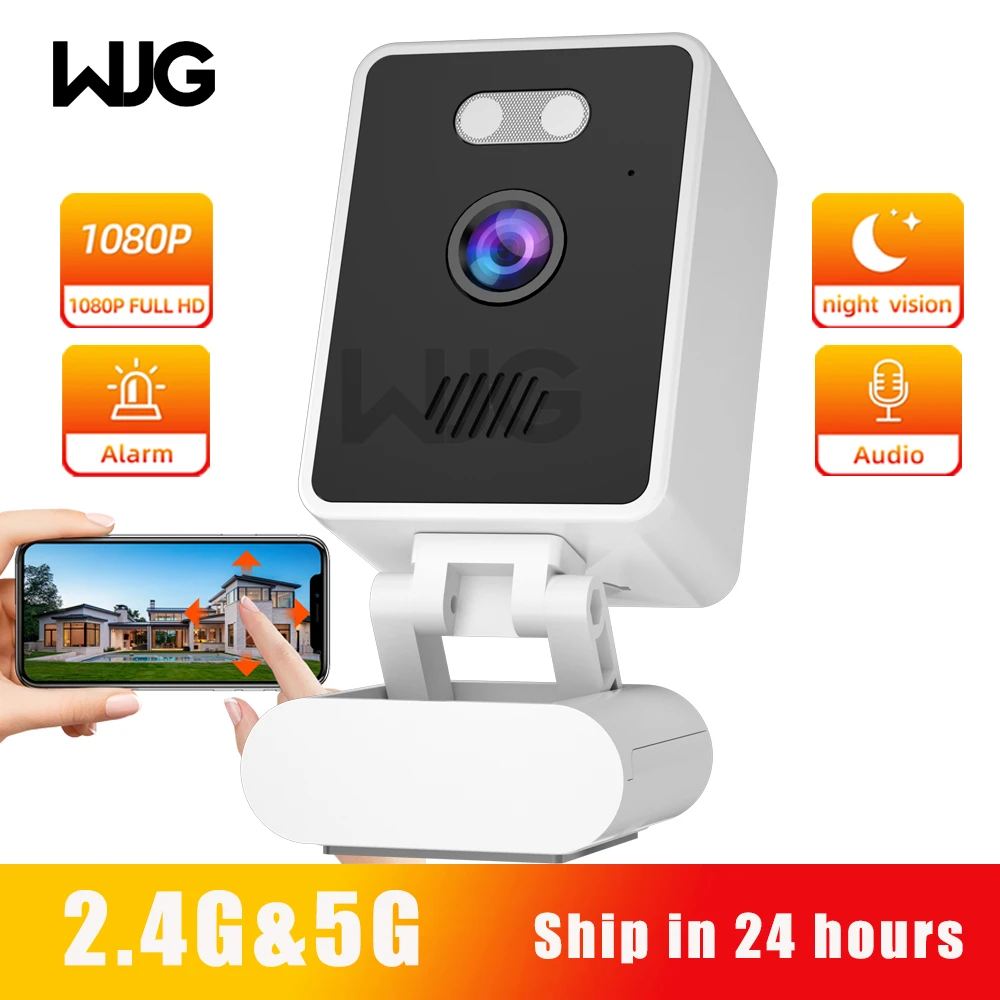 

WJG surveillance camera for home surveillance cameras mini portable Wifi security camera video recorder with night vision