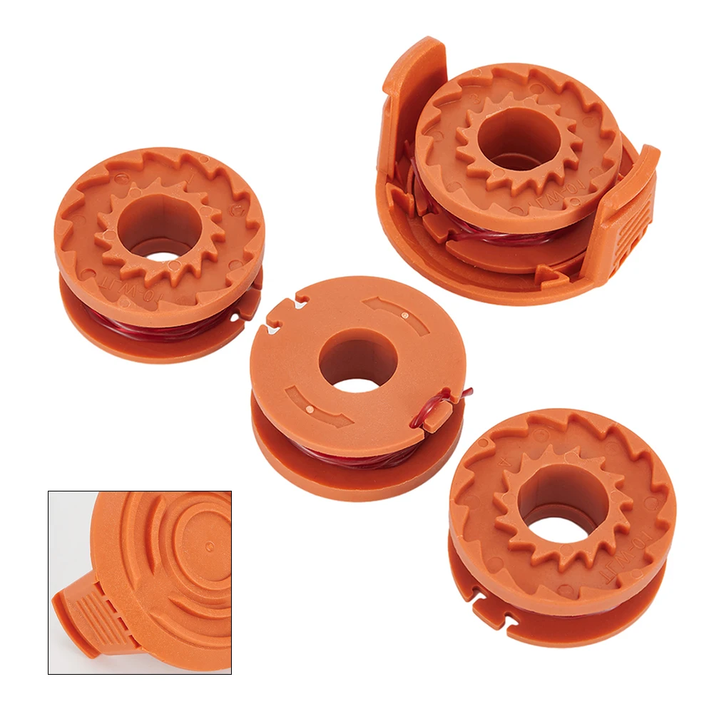 Replacement 10ft Grass Trimmer Line Spool, Edger Line Spool Compatible Model Worx WA0010 (4/8 Spool, 1/2Cap)
Replacement 10ft Grass Trimmer Line Spool, Edger Line Spool Compatible Model Worx WA0010 (4/8 Spool, 1/2Cap)
