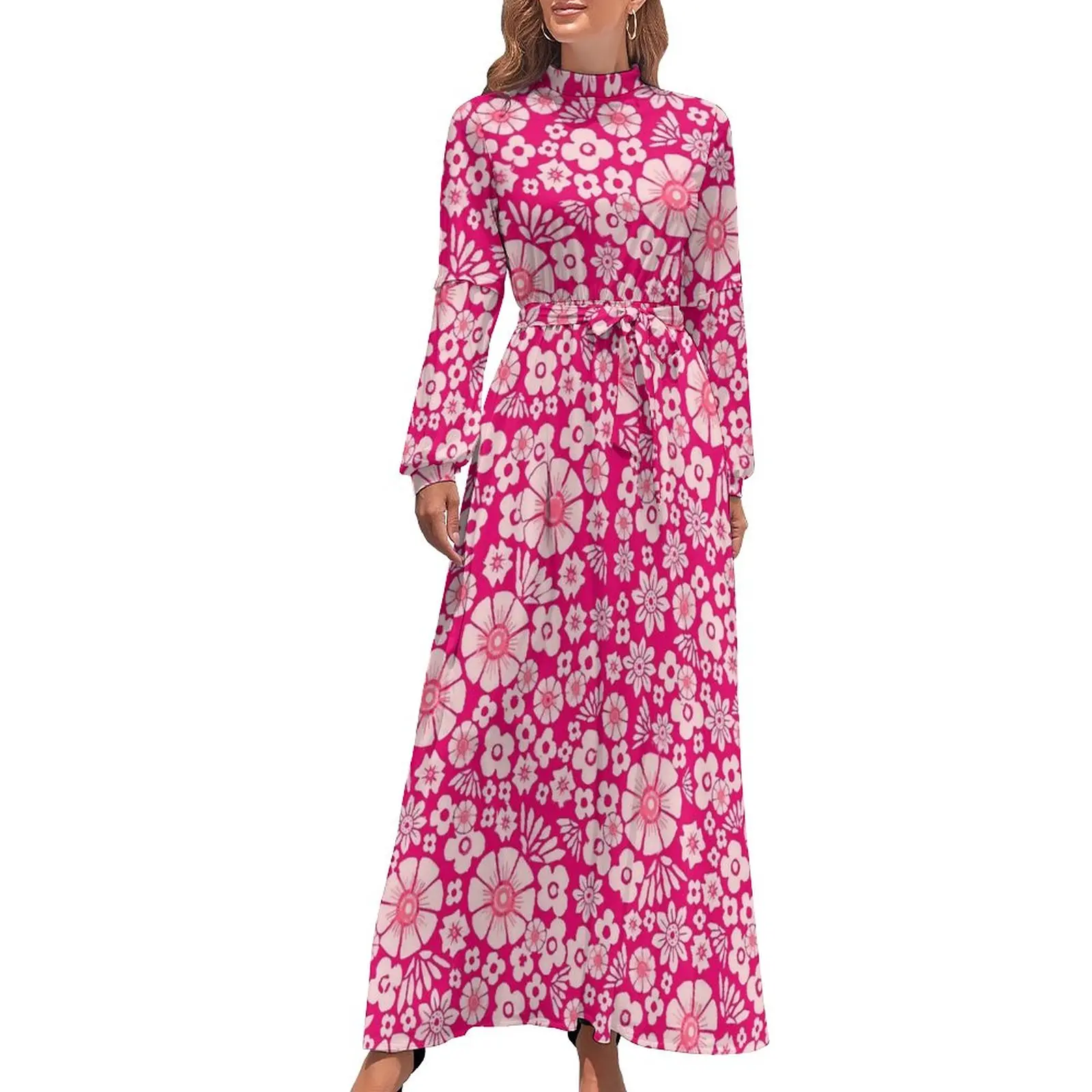 Ditsy Floral Dress Long Sleeve Pink Flowers Print Party Maxi Dress High Waist Aesthetic Boho Beach Long Dresses Birthday Present
Ditsy Floral Dress Long Sleeve Pink Flowers Print Party Maxi Dress High Waist Aesthetic Boho Beach Long Dresses Birthday Present