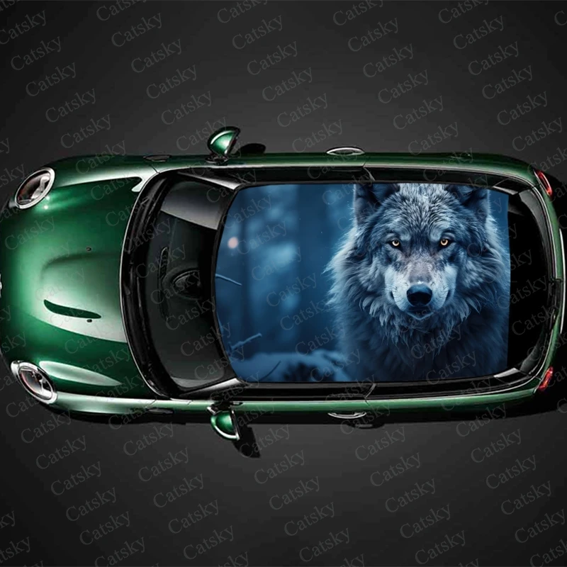wolf animal Car Roof Sticker Wrap Racing SUV Accessories Packaging Painted PVC Custom Car Graphic Decal
wolf animal Car Roof Sticker Wrap Racing SUV Accessories Packaging Painted PVC Custom Car Graphic Decal