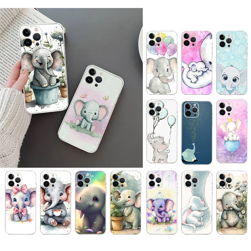 Cute Cartoon Baby Elephant Phone Case For iphone 15 14 Pro Max 13 12 11 Pro Max XSMax XR 12 13 mini 14 Plus Shell
Cute Cartoon Baby Elephant Phone Case For iphone 15 14 Pro Max 13 12 11 Pro Max XSMax XR 12 13 mini 14 Plus Shell