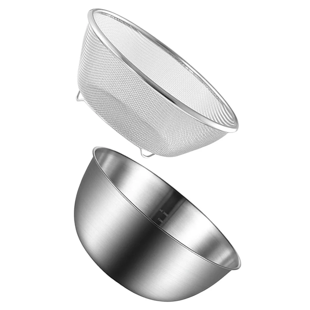 Stainless Steel Vegetable Basin Rice Drainer Strainer for Colander with Bowl Metal Cleaner Washing Washer Cooking
Stainless Steel Vegetable Basin Rice Drainer Strainer for Colander with Bowl Metal Cleaner Washing Washer Cooking