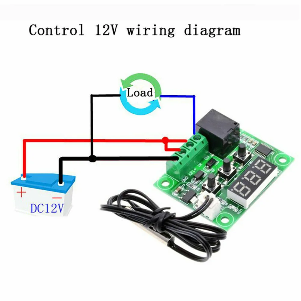 -50-110°C W1209 12V Dual LED Digital Display Thermostat Temperature Controller Regulator Switch Control Relay Sensor Module
-50-110°C W1209 12V Dual LED Digital Display Thermostat Temperature Controller Regulator Switch Control Relay Sensor Module