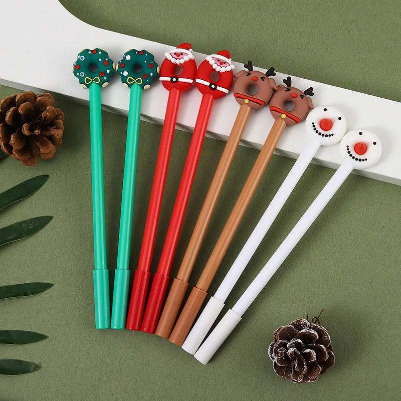 Cute Cartoon Novelty Wholesale Creative Soft Adhesive Christmas Donut Neutral Pens Student Signature Gel Pen Office Gift
Cute Cartoon Novelty Wholesale Creative Soft Adhesive Christmas Donut Neutral Pens Student Signature Gel Pen Office Gift