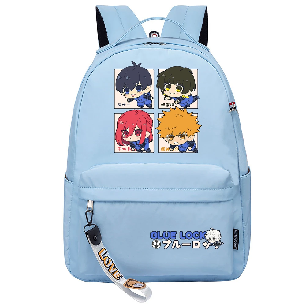 Blue Lock Anime School Bags Kawaii Bookbag Nylon Travel Backpack Casual Shoulder Daypack Cartoon Laptop Bagpack Small Rucksack
Blue Lock Anime School Bags Kawaii Bookbag Nylon Travel Backpack Casual Shoulder Daypack Cartoon Laptop Bagpack Small Rucksack