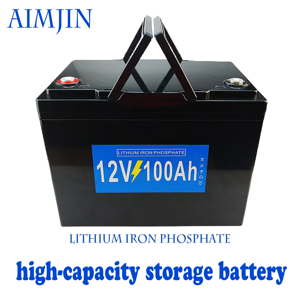 12V 100AH rechargeable LiFePO4 battery, high current integrated battery Suitable for solar lights, outdoor power supply
12V 100AH rechargeable LiFePO4 battery, high current integrated battery Suitable for solar lights, outdoor power supply