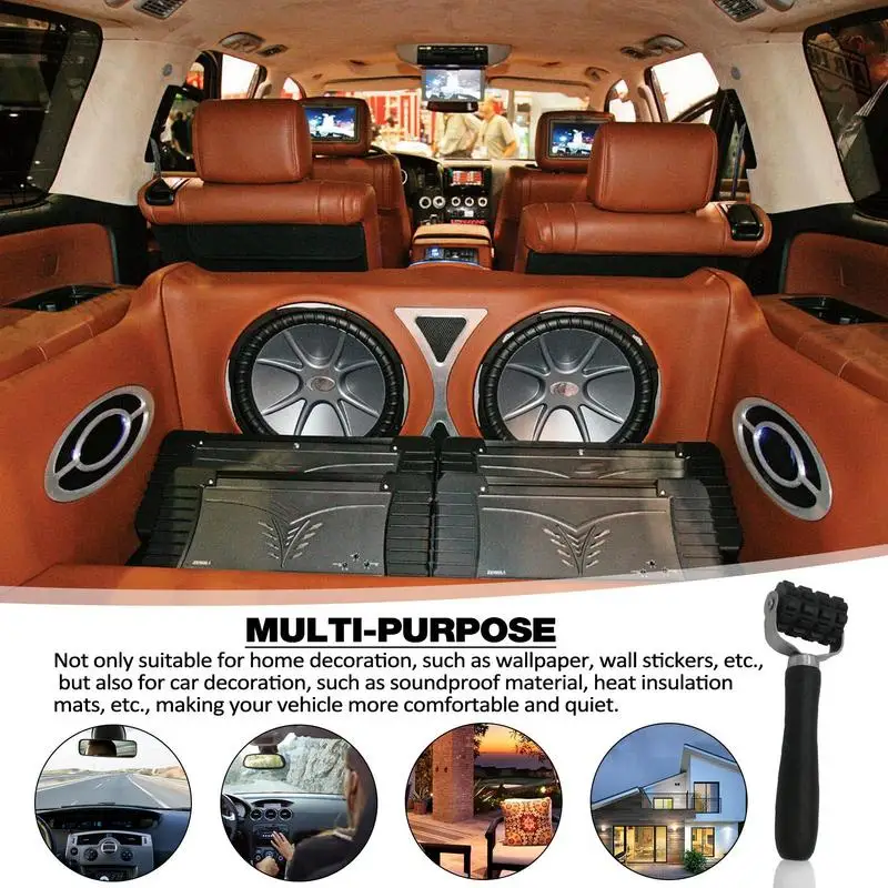 Sound Deadening Roller Automotive Soundproofing Sound Deadening Tool Application Rubber Roller Black Useful Durable Drop Shippin
Sound Deadening Roller Automotive Soundproofing Sound Deadening Tool Application Rubber Roller Black Useful Durable Drop Shippin