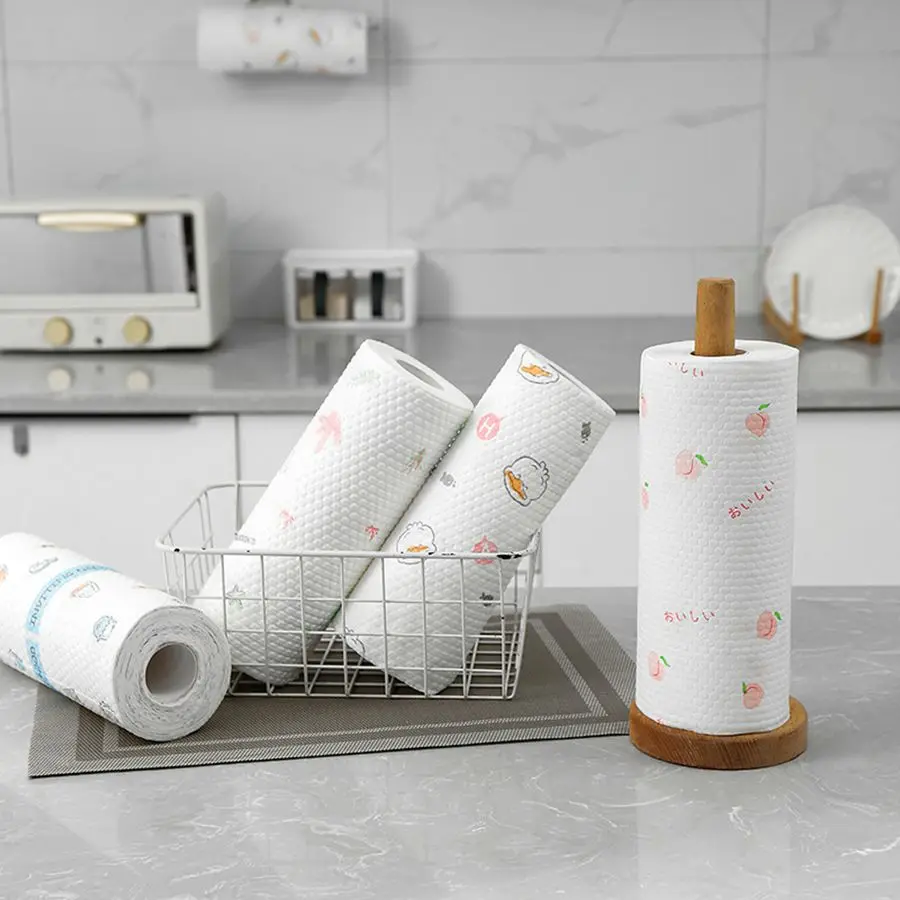 50PCS/Rolls 25CM Disposable Reusable Kitchen Lazy Rags Washable Absorbent Non Woven Paper Kitchen Cleaning Supplies Rags
50PCS/Rolls 25CM Disposable Reusable Kitchen Lazy Rags Washable Absorbent Non Woven Paper Kitchen Cleaning Supplies Rags