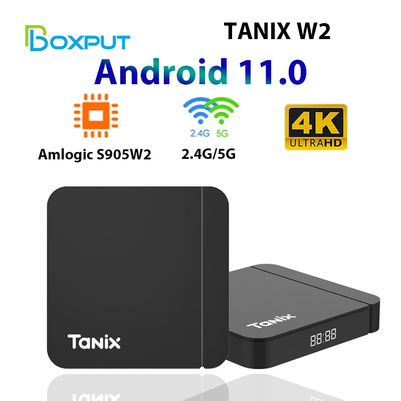 Приставка Смарт-ТВ Tanix W2 Amlogic S905W2, Android 11,0, H.265, AV1, Wi-Fi, HDR
Приставка Смарт-ТВ Tanix W2 Amlogic S905W2, Android 11,0, H.265, AV1, Wi-Fi, HDR