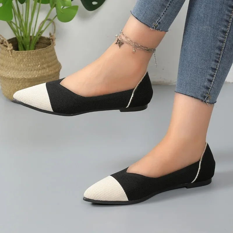 Shoes Ladies 2024 Spring New Slip on Women's Flats Pointed Toe Mixed Colors Solft Sole Light Casual Comfortable Walking Shoes
Shoes Ladies 2024 Spring New Slip on Women's Flats Pointed Toe Mixed Colors Solft Sole Light Casual Comfortable Walking Shoes
