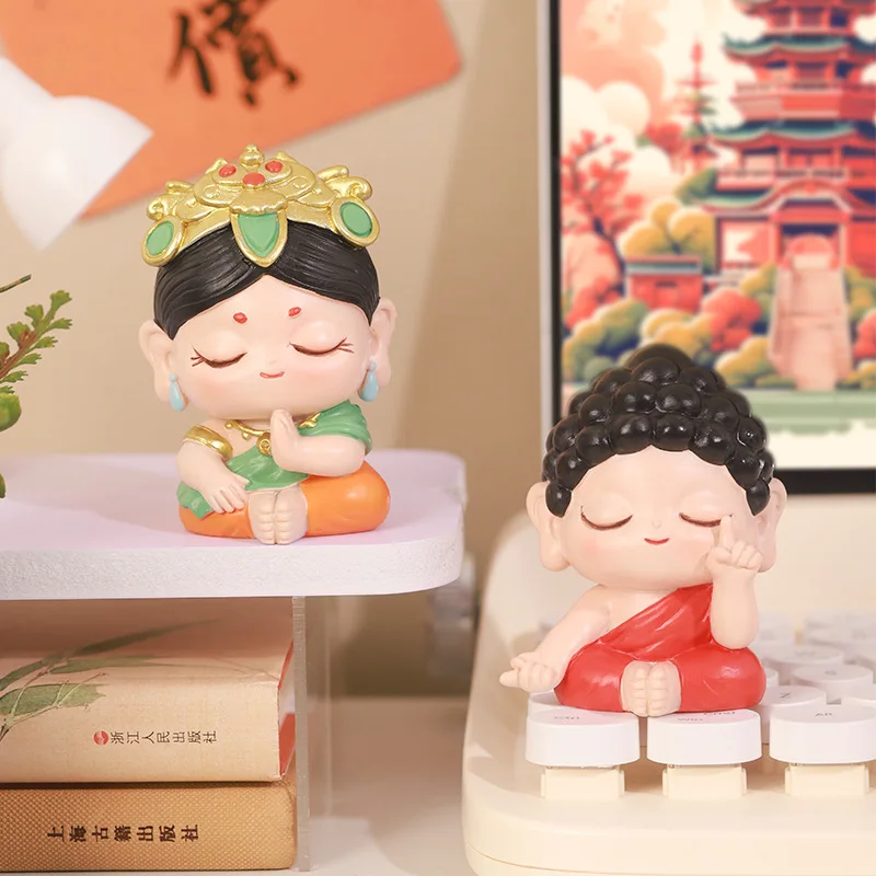 Статуя Baobao-Buddha, фигурка куклы дзен, миниатюры, декоративные фигурки для стола, украшение гостиной, аксессуары для дома, автомобиль
Статуя Baobao-Buddha, фигурка куклы дзен, миниатюры, декоративные фигурки для стола, украшение гостиной, аксессуары для дома, автомобиль