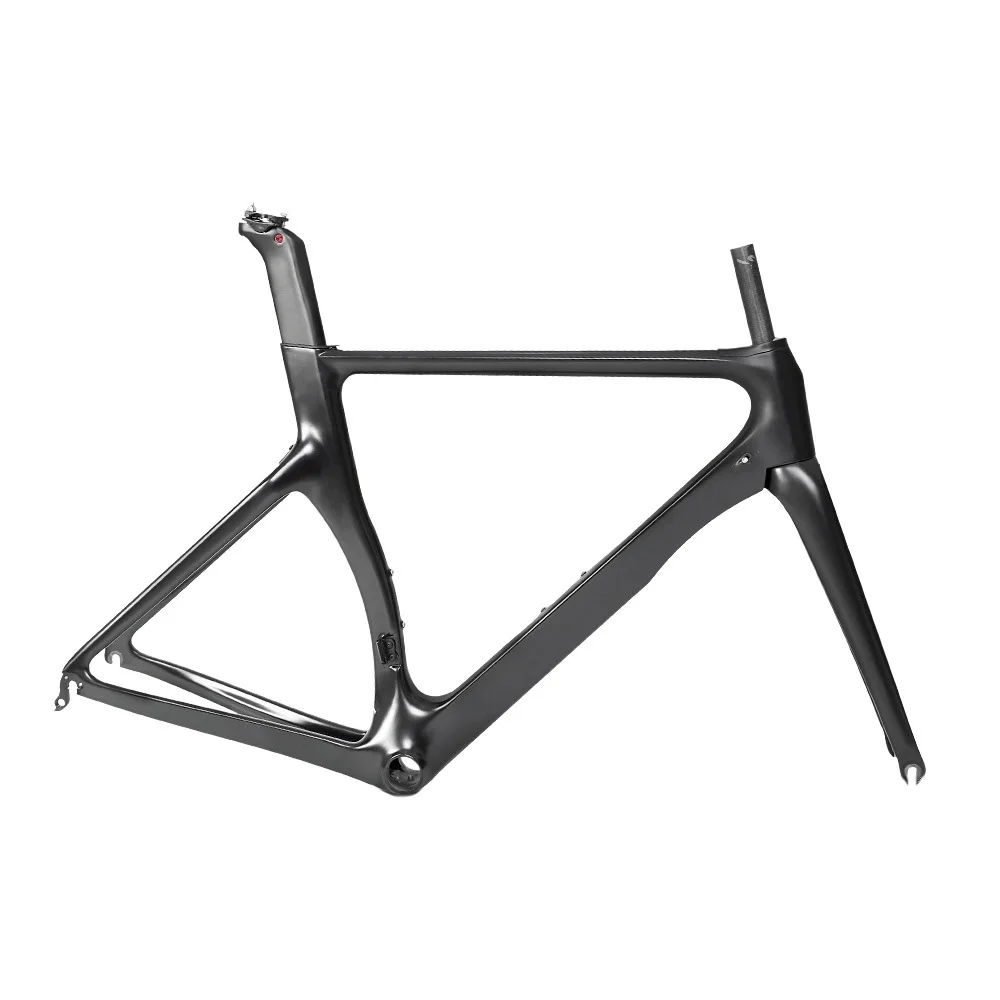R3 Carbon Fiber Bicycle Frame 700c Wind Breaking Road Bike Frame All Black Frame
R3 Carbon Fiber Bicycle Frame 700c Wind Breaking Road Bike Frame All Black Frame