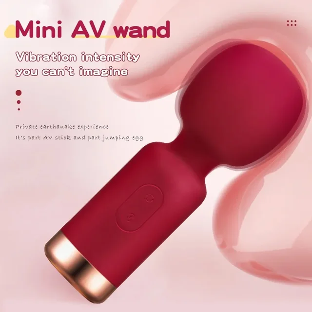 Jouet sexuel en silicone G Spot pour adulte, baguette magique AV, gode masseur, mastyljaune, vibrateur pour femme, anticlitoris injuste 2