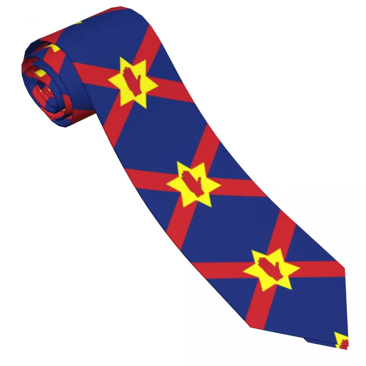 Casual Arrowhead Skinny Flag Of The Ulster Nation Necktie Slim Tie For Men Man Accessories Simplicity For Party Formal Tie
Casual Arrowhead Skinny Flag Of The Ulster Nation Necktie Slim Tie For Men Man Accessories Simplicity For Party Formal Tie