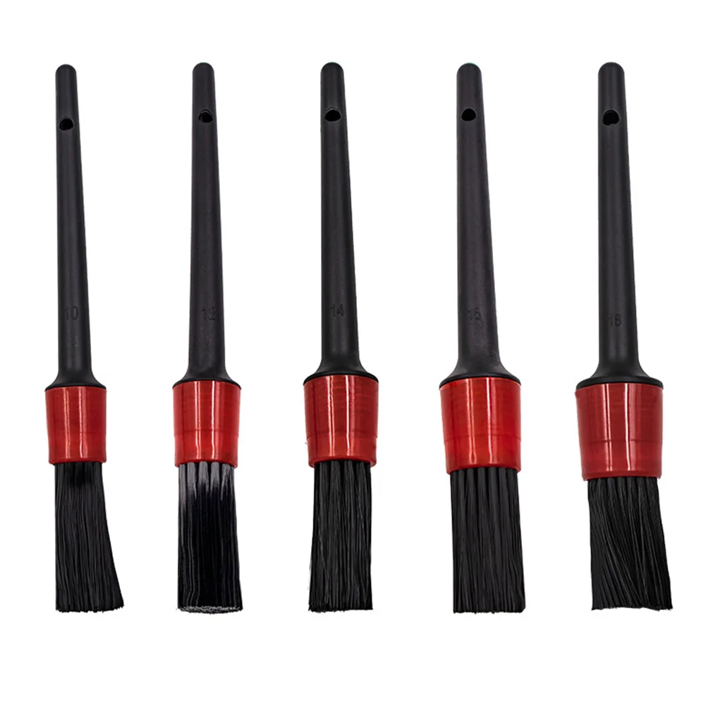 5Pcs Car Cleaning Brush Set Wide Range of Brush Sizes Precision Cleaning Hangable Handles for Easy Carrying
5Pcs Car Cleaning Brush Set Wide Range of Brush Sizes Precision Cleaning Hangable Handles for Easy Carrying
