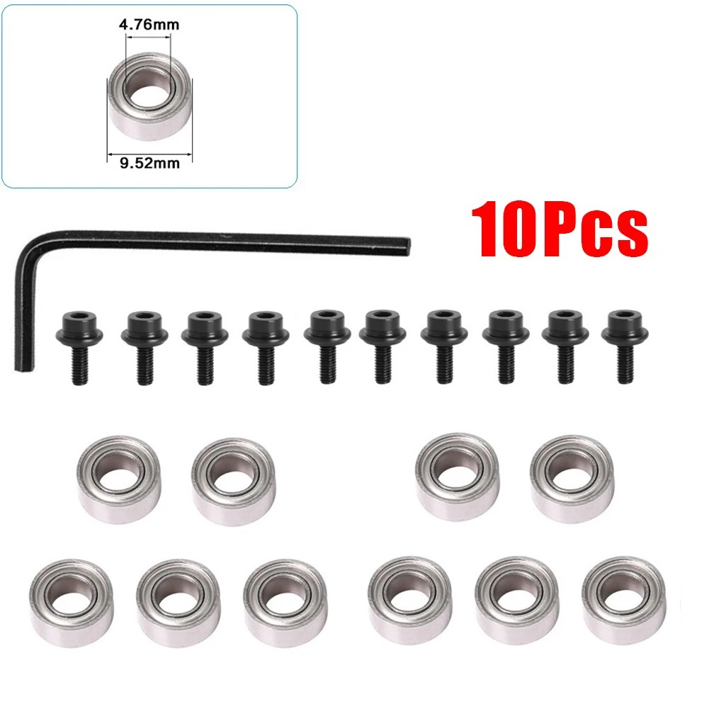 10pcs Router Bits Top Mounted Ball Bearings Guide For Router Bit Bearing Repair Woodworking Milling Cutter Bearing Accessories
10pcs Router Bits Top Mounted Ball Bearings Guide For Router Bit Bearing Repair Woodworking Milling Cutter Bearing Accessories