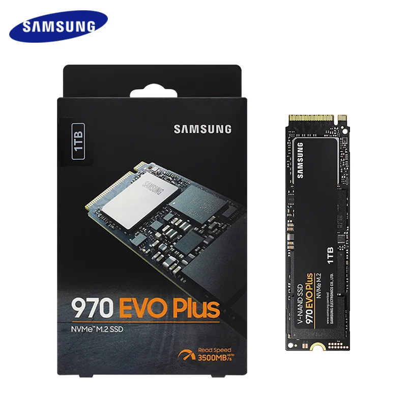 Оригинальный SAMSUNG 970 EVO Plus SSD 1 ТБ 500 Гб NVMe M.2 2280 SSD TLC Внутренний твердотельный накопитель PCIe 3,0x4 SSD для ноутбука и настольного компьютера
Оригинальный SAMSUNG 970 EVO Plus SSD 1 ТБ 500 Гб NVMe M.2 2280 SSD TLC Внутренний твердотельный накопитель PCIe 3,0x4 SSD для ноутбука и настольного компьютера