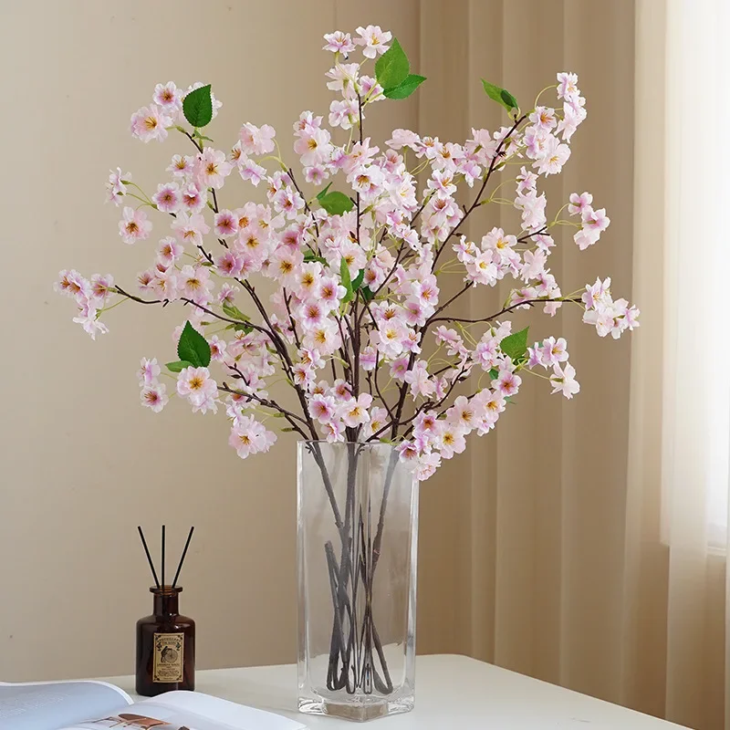 5Pcs Fake Cherry Blossom Branches Silk Flower for Garden Wedding Decoration DIY Home Party Scence Sakura Tree Flower Arrangement
5Pcs Fake Cherry Blossom Branches Silk Flower for Garden Wedding Decoration DIY Home Party Scence Sakura Tree Flower Arrangement