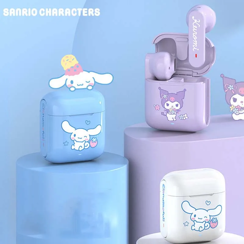 Sanrio Kittys Kuromi Cinnamoorll Purin Kawaii Cartoon Bluetooth Earphone 5.1 Touch Control Wireless Headphone for Iphone Android
Sanrio Kittys Kuromi Cinnamoorll Purin Kawaii Cartoon Bluetooth Earphone 5.1 Touch Control Wireless Headphone for Iphone Android