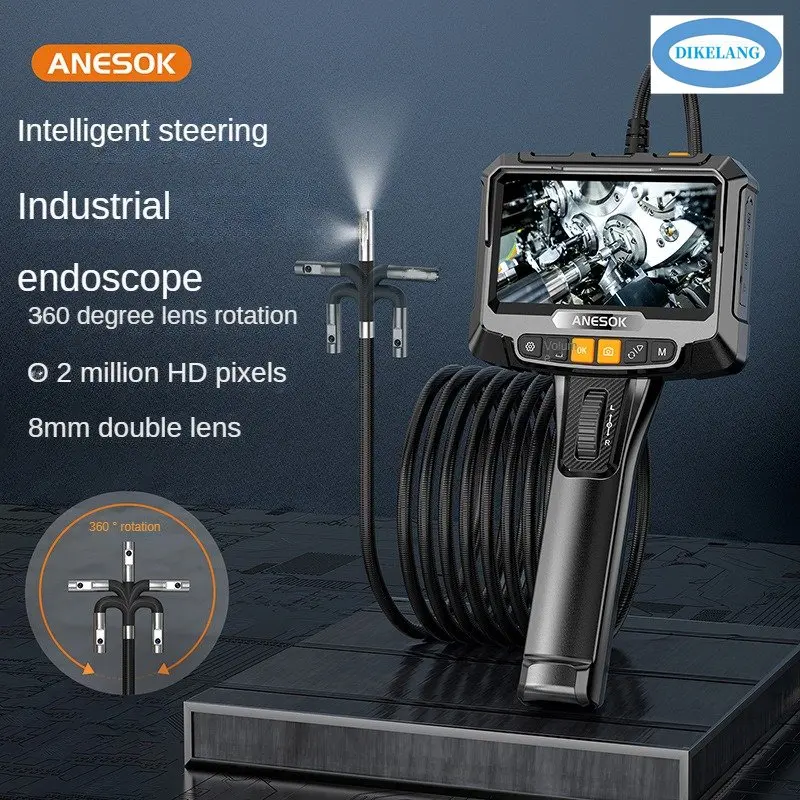 Brand New 360 Degree Rotating Industrial Pipe Automotive Inspection Camera with 5-inch Screen and Flexible Handheld Borescope
Brand New 360 Degree Rotating Industrial Pipe Automotive Inspection Camera with 5-inch Screen and Flexible Handheld Borescope