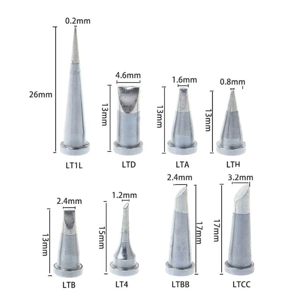 LT Series Soldering Iron Tip Welding Iron Tips Replace Welding Head For Weller WSD81 WD1000 WSP80 WP80 Handle Soldering Station
LT Series Soldering Iron Tip Welding Iron Tips Replace Welding Head For Weller WSD81 WD1000 WSP80 WP80 Handle Soldering Station