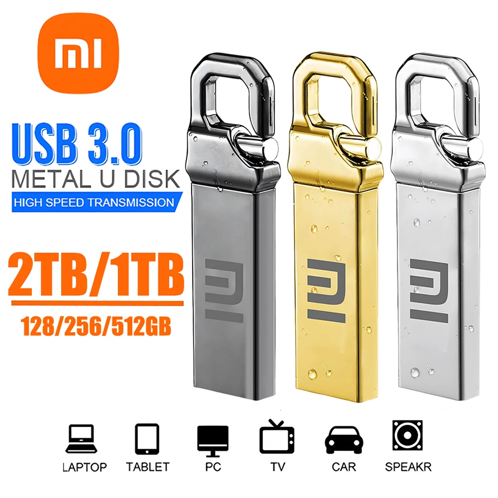 

Xiaomi Original USB3.0 Flash Drive 1TB 2TB High Speed Thumb Pen Drive Type-C PenDrive Memory USB Stick Data Storage For PC